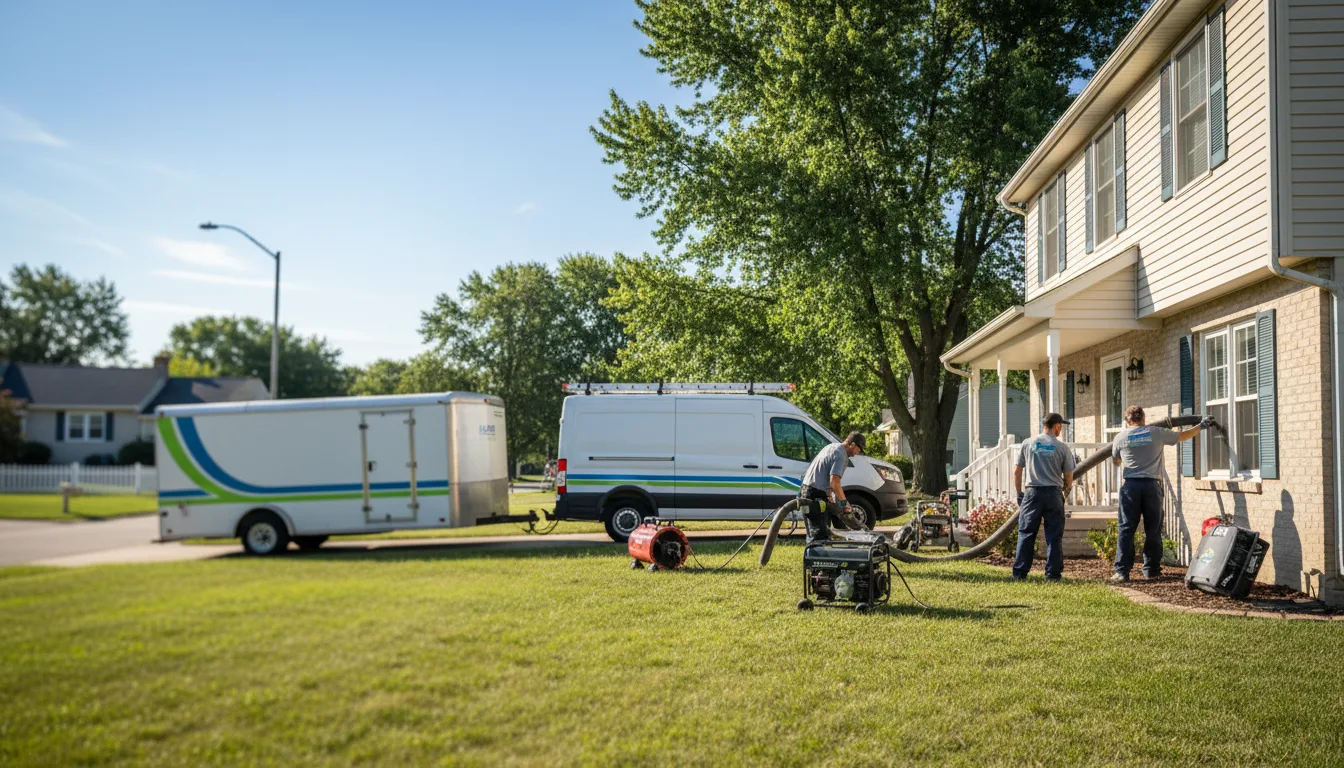 Flooded Basement Restoration And Cleanup With Repair in Newton, IA near me